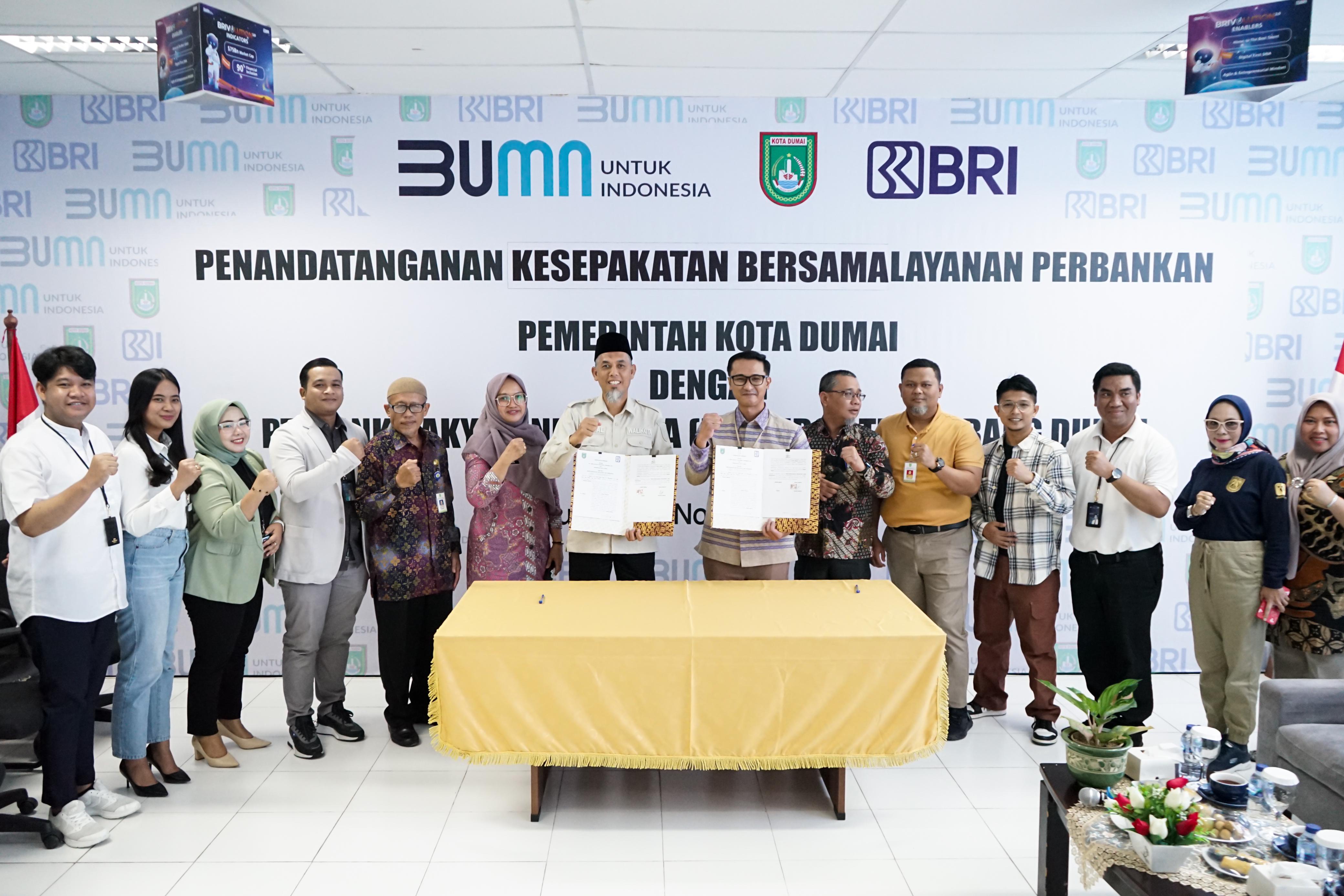 Pemko Dumai dan BRI Sepakat Kerja Sama Layanan Perbankan