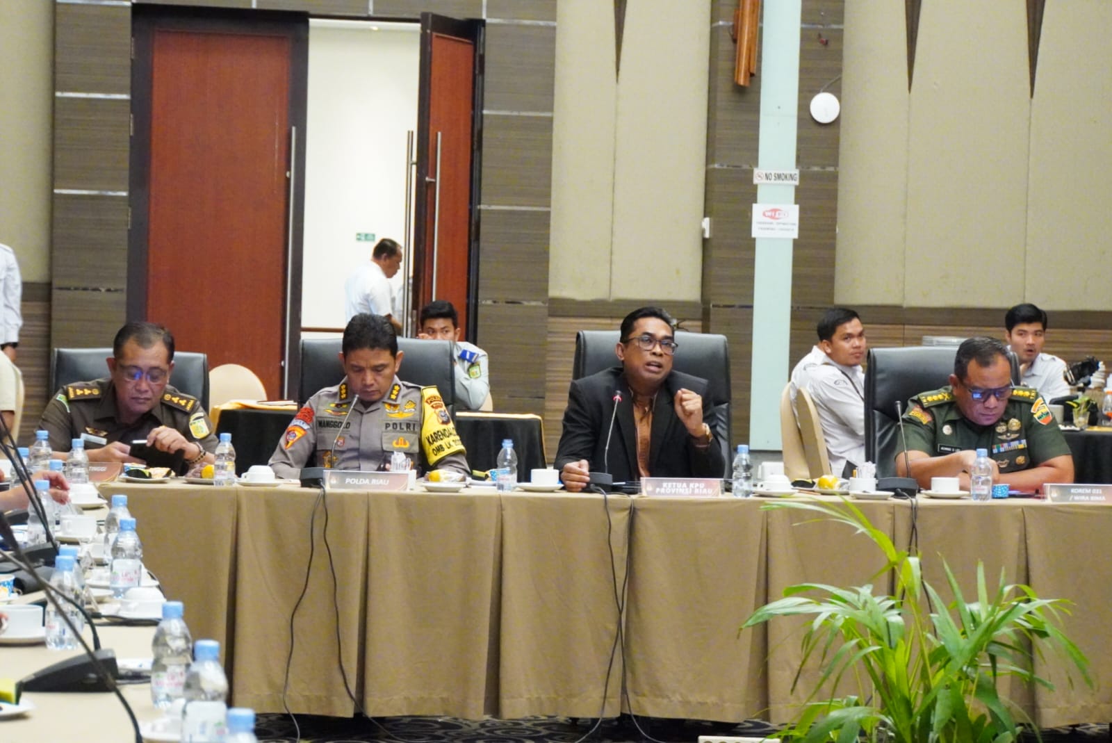 Kasi A Intelijen Kejati Riau Hadiri FGD Tahapan Produksi & Distribusi Logistik Kampanye Pemilu 2024