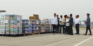 Didampingi Prabowo, Jokowi Lepas 51,5 Ton Bantuan untuk Palestina