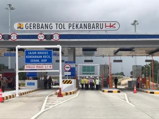 16 Ribu Kendaraan Melintas di Jalan Tol Pekanbaru-Dumai Setiap Hari