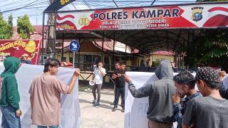 APMR-B Datangi Polres Kampar, Imbas Dugaan Pungli dan Back-Up Kegiatan Illegal Polsek Kampar Kiri