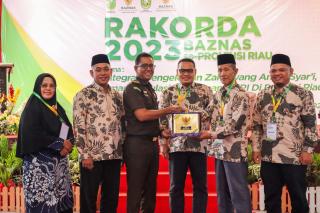 Jaksa Fungsional Bidang Intelijen Kejati Riau Narasumber di Rakorda Baznas Se-provinsi Riau