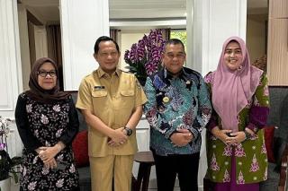 Plt Gubri Edy Natar Bertemu Mendagri Tito Karnavian