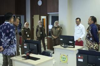 Kajati Riau Tinjau Pelaksanaan SKD Calon PNS Kejaksaaan RI 2023 di Kantor Regional BKN XII