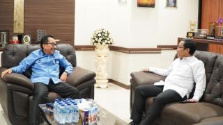 Perkuat Sinergitas antar 2 Institusi, Kajati Akmal Abbas Terima Kunjungan Kerja Kabinda Riau
