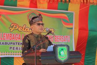 Plt Bupati Asmar Hadiri Pelantikan Pengurus LLMB Kepulauan Meranti