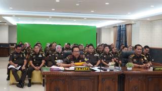 Kajati Riau mengikuti kegiatan Kunjungan Kerja Virtual Jaksa Agung Republik Indonesia