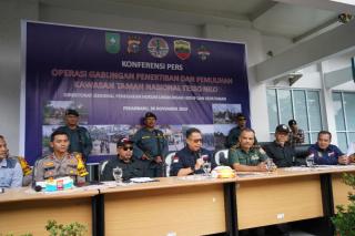 KLHK Tertibkan 36 Pondok Perambah Hutan di Kawasan Â Taman Nasional Tesso Nilo