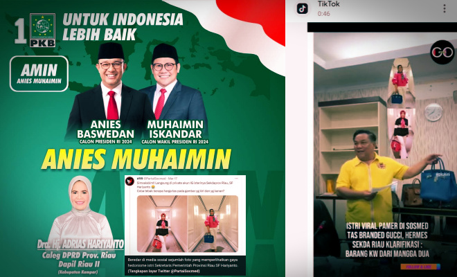 Sempat Viral Gegara Pamer Harta, Istri Calon Kuat Pj Gubernur Riau Ternyata Caleg Pendukung AMIN