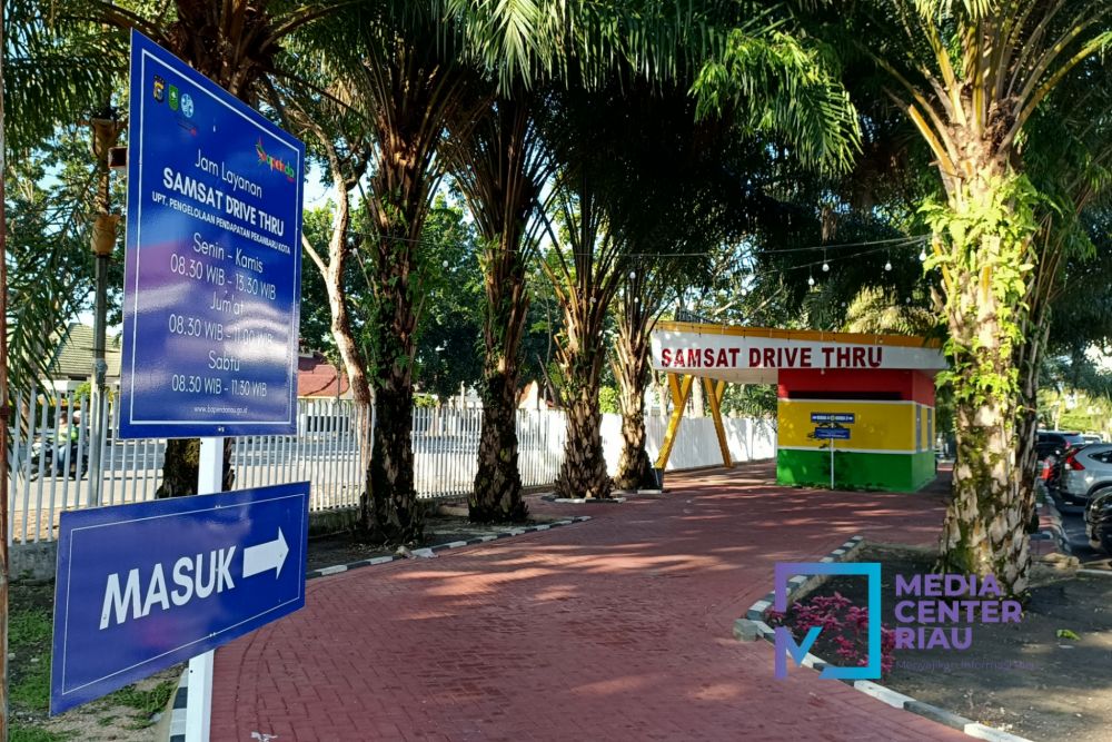 Sudah Ada Lima Layanan Samsat Drive Thru di Riau