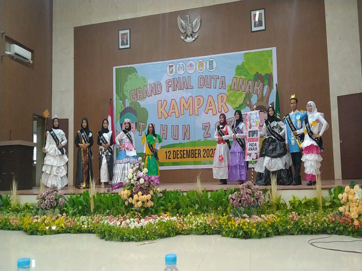 Annisa Resty Jadi Pemenang Duta Anak Kampar 2023