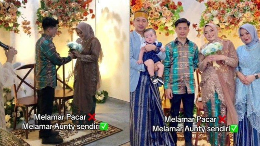 Bukan Pacar, Pria Ini Disorot karena Lamar Tante Sendiri