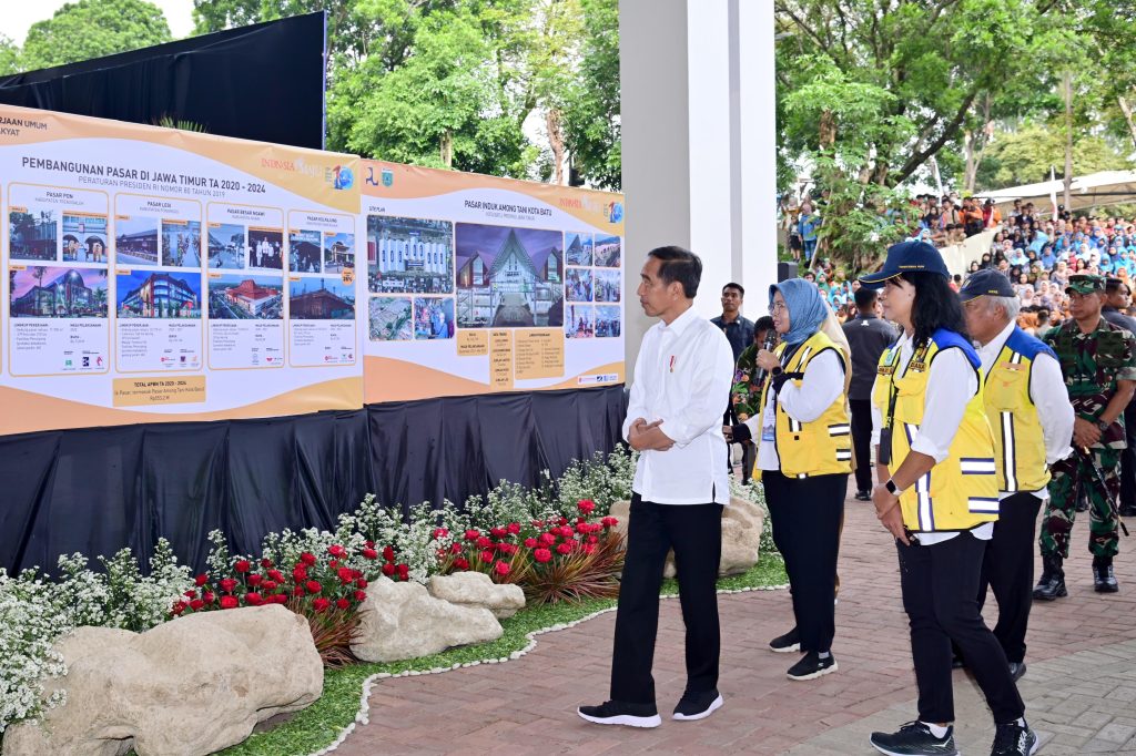 Terbesar di Indonesia, Jokowi Resmikan Pasar Induk Among Tani Kota Batu