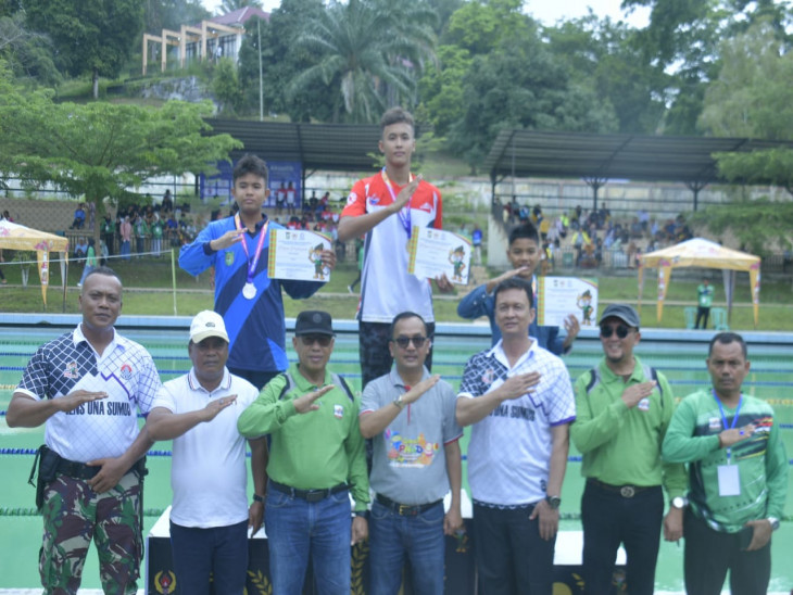 Pj Bupati Kampar Buka Kejurkab Renang KONI Kampar