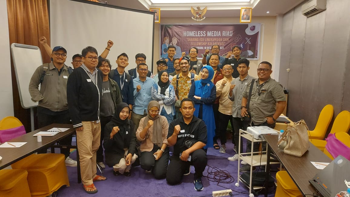 AJI Pekanbaru Sharing Peran Penting Homeless Media dalam Membuat Konten Isu LingkunganÂ