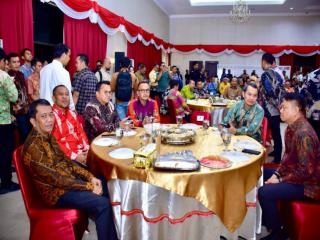 Pj Bupati Kampar Hadiri Pisah Sambut Kajati Riau