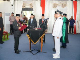 Pj Bupati Kampar Lantik 10 Pejabat Pimpinan Tinggi Pratama dan 28 Pejabat Administrator