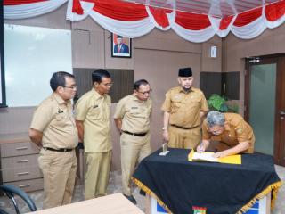 Pemkab Kampar Gelar Sertijab Pejabat Tinggi Pratama