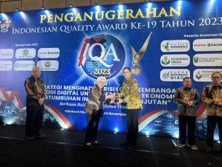PI Niaga Mendapatkan Penghargaan Pada Ajang IQA