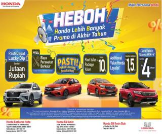 Ada Promo Heboh Akhir Tahun, Saat TERBAIK Beli Mobil Honda di HSH dan HSA