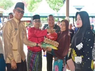 Masyarakat Serbu Gerakan Pangan Murah Bersubsidi di Teratak Buluh