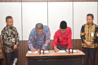 Pemda Kampar Teken MoU dengan Kanwil DJP Riau