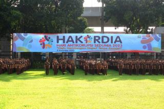 Hari Harkordia, Jaksa Agung : Maju Membangun Negeri, Tanpa Korupsi