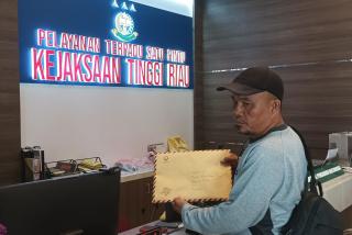 LSM BADAI Laporkan Proyek Peningkatan Jalan Gajah Han BengkalisÂ 