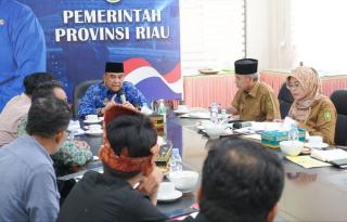 Temui Gubri, Aliansi Masyarakat Adat Melayu Riau Bahas HGU PT SIR