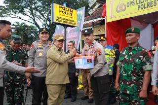Gubri Cek Kesiapan Posko Pengamanan Operasi Lilin Lancang Kuning
