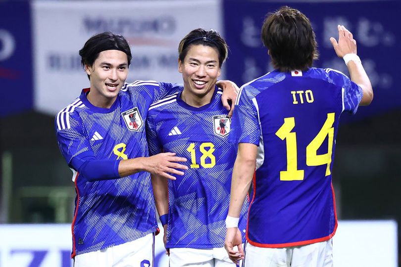 Jelang Piala Asia 2023, Timnas Jepang Bantai Thailand 5-0