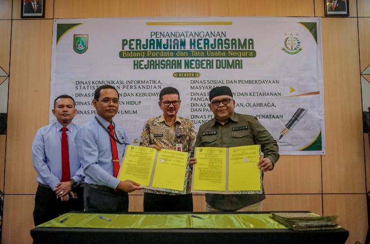 Pemko Dumai dan Kejari Kembali Jalin Kerja Sama Penanganan Hukum Perdata dan Tata Usaha Negara