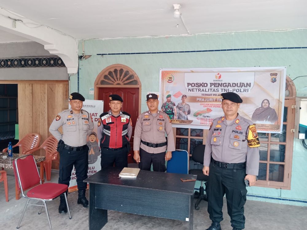 Polres Rohil Siapkan Perahu untuk Antar Logistik Pemilu ke TPS Terisolir