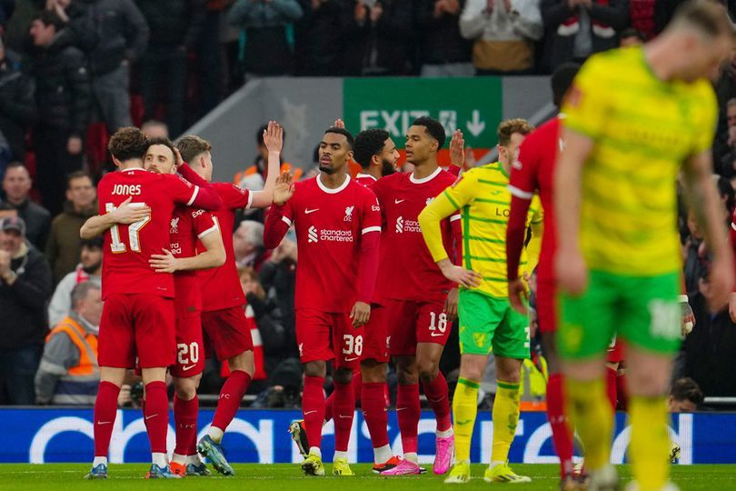 FA Cup: Liverpool Gilas Norwich City dengan Skor 5-2