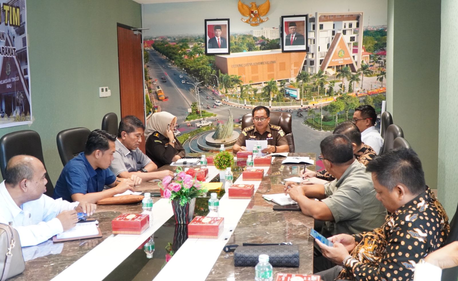 Hari ini, Kasi B bidang Intelijen Kejati Riau Buka Rakor PAKEM