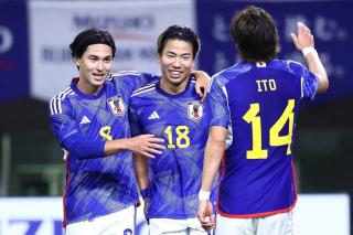 Jelang Piala Asia 2023, Timnas Jepang Bantai Thailand 5-0