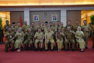 Dipimpin Sekdaprov Riau, 21 Pejabat PTP Pemprov Riau Sertijab
