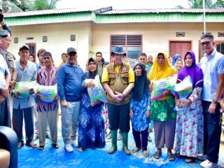 Kampar Terima 25 Ton Beras dari Cadangan Pangan Pemerintah Daerah Riau dan Bapanas RI