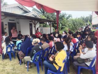 Kampanye di Payung Sekaki, Caleg PDIP Edy Sinaga, SE Optimis Raih KemenanganÂ 