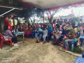 Diusung PDIP, Ratusan Warga Hadiri Kampanye Caleg DPRD Pekanbaru Edy Sinaga, SE