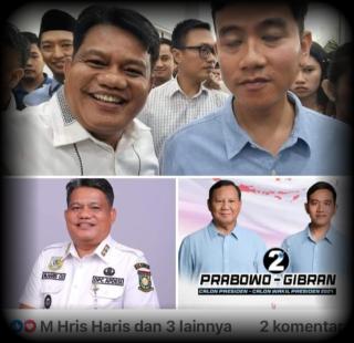 Ironis, Oknum Kades di Kampar Terang Terangan Kampanye Politik Cawapres 