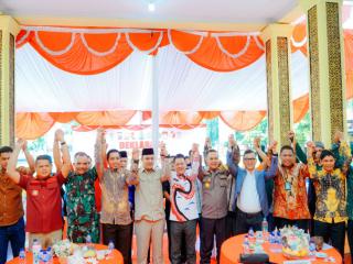 Pj Bupati Kampar Bersama Jajaran Terkait Lakukan Deklarasi Tertib Berlalu Lintas