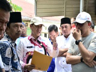 Pj Bupati Kampar Tinjau Pembangunan Waduk Di Desa Gading MarpoyanÂ 