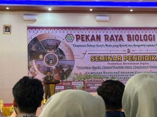 Plh Sekdaprov Riau Buka Pekan Raya Biologi FKIP Unri