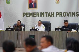 Kajati Akmal Abbas Hadiri Rakor Masalah Konflik Lahan dan Kebun Masyarakat Riau