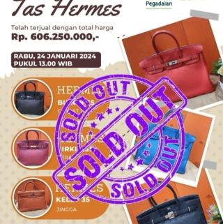 Pusat Pemulihan Aset Berhasil Melelang 6 Tas Hermes Hasil Sita Eksekusi Milik Istri Terpidana BT