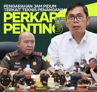 Terkait Penanganan Teknis Perkara Penting, Wakajati Riau Mengikuti Pengarahan JAM-Pidum