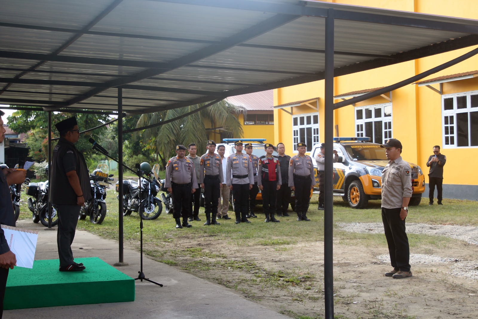 Bawaslu Riau Gelar Apel Patroli Pengawasan Masa Tenang Pemilu 2024