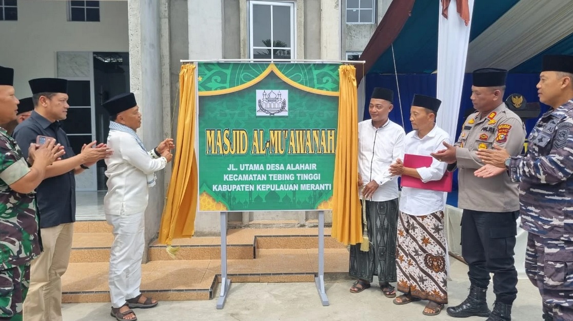 Plt Bupati Asmar Resmikan Masjid Al-Mu