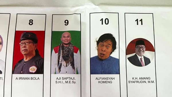 Komeng Sapa Warga Jabar Usai Unggul di Real Count KPU